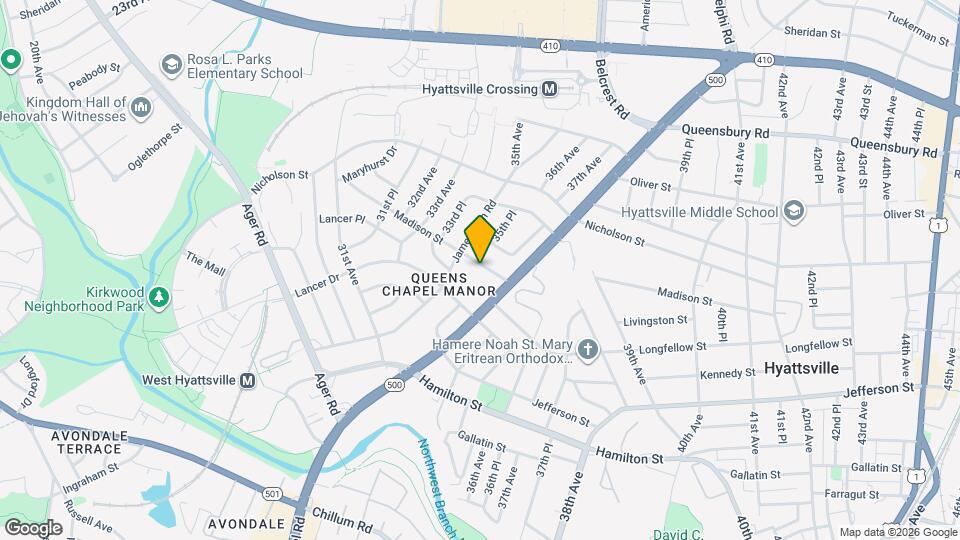 3523 Madison St Map and Location Details