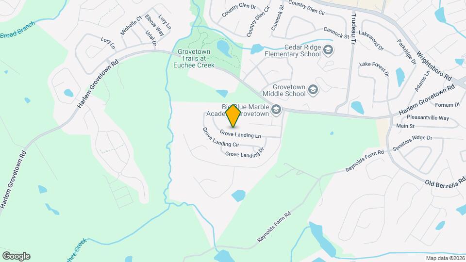 1101 Grove Landing Ln Map and Location Details