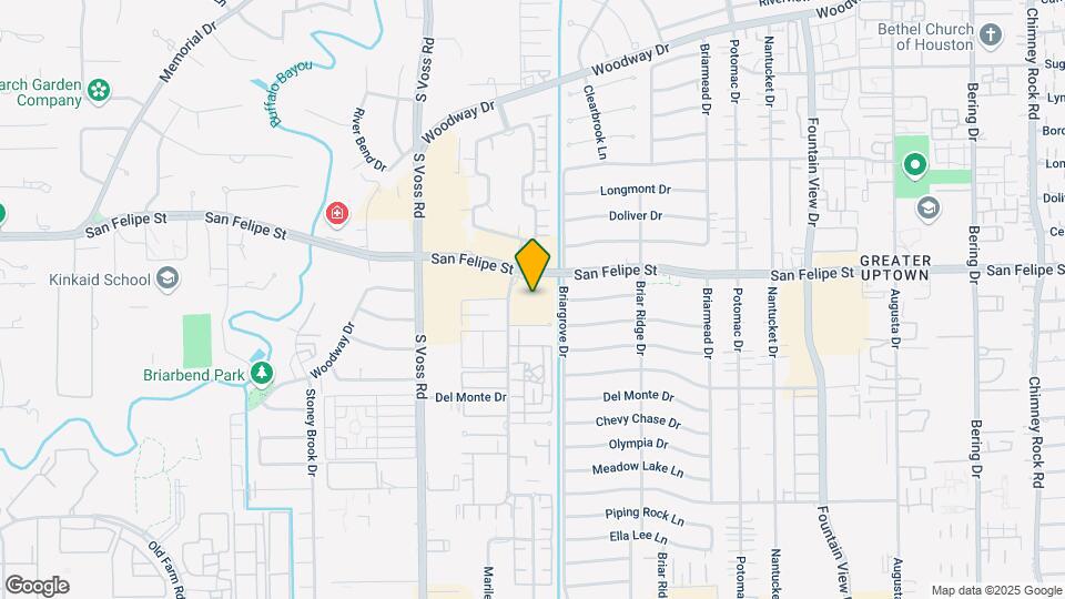 6363 San Felipe St Map and Location Details