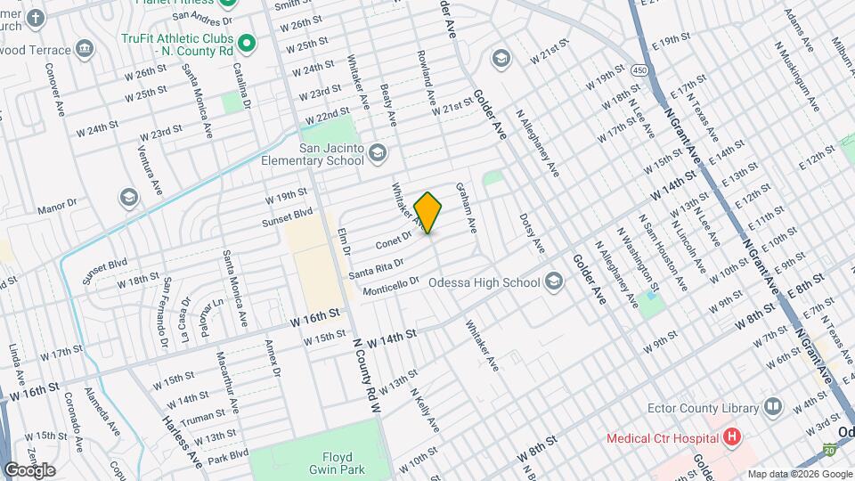 200 Santa Rita Dr Map and Location Details