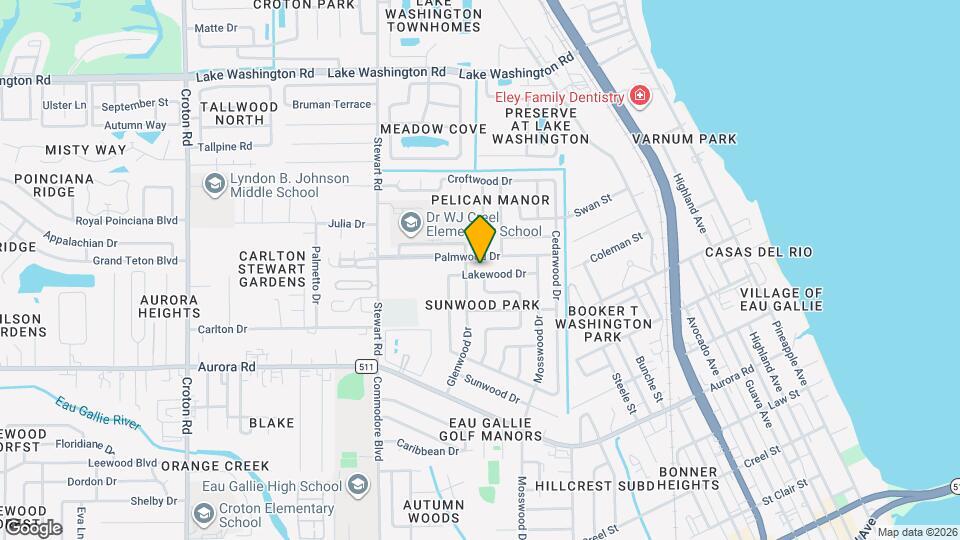 1382 Lakewood Dr Map and Location Details