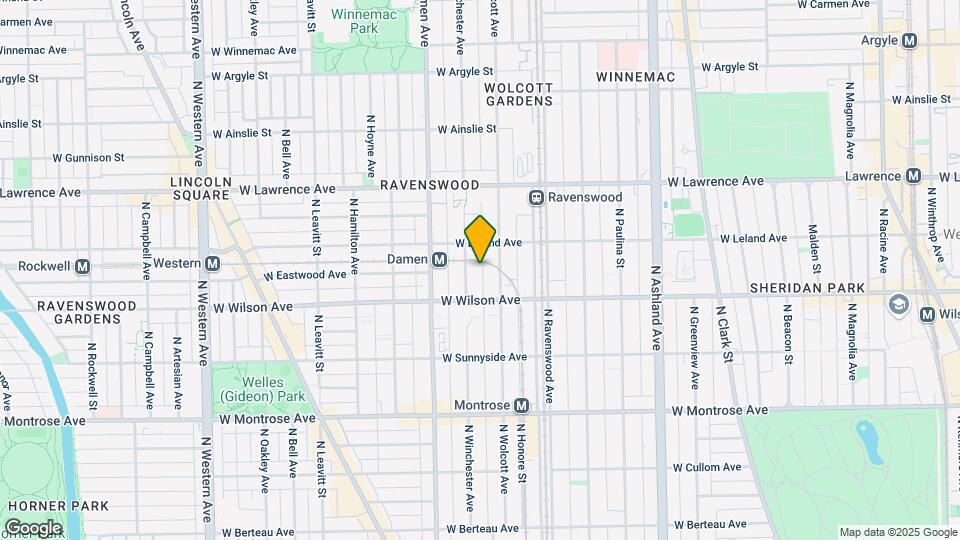 4625-35 N. Winchester Ave. Mapa y Detalles de la Ubicación
