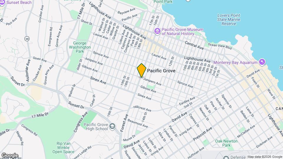 601 Forest Ave Map and Location Details
