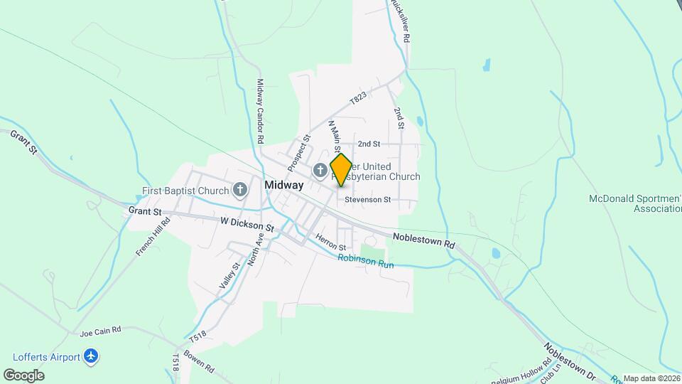 202 N Main St, Unit A Mapa y Detalles de la Ubicación