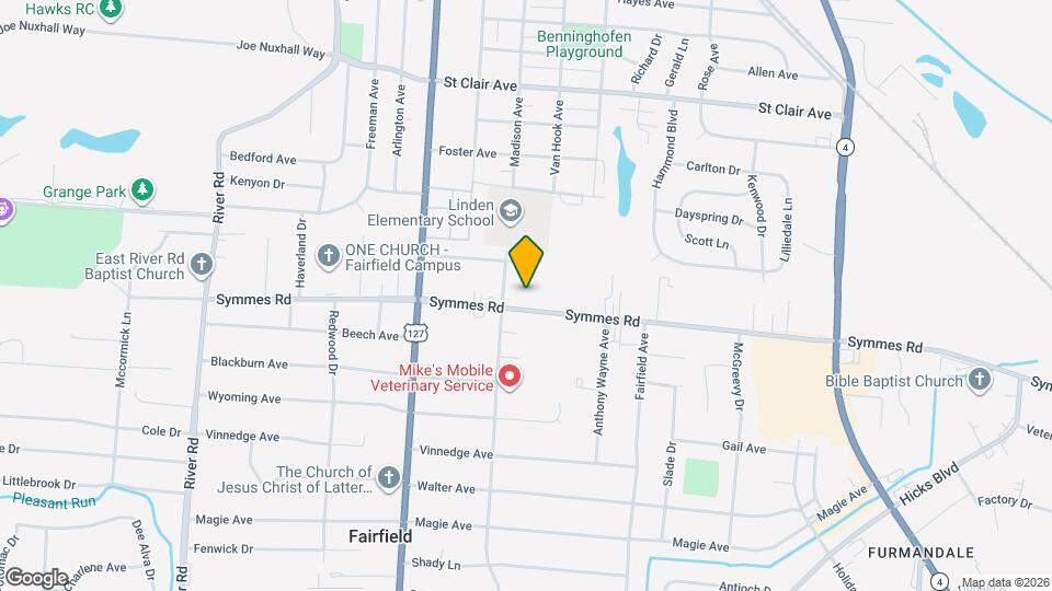 730 Symmes Rd, Unit 1 Map and Location Details