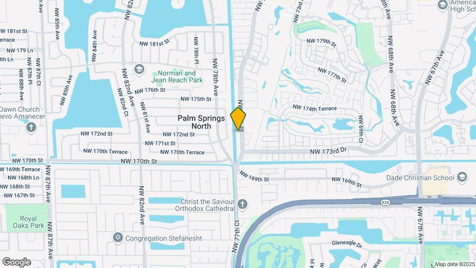 17372 NW 76th Ct Map and Location Details