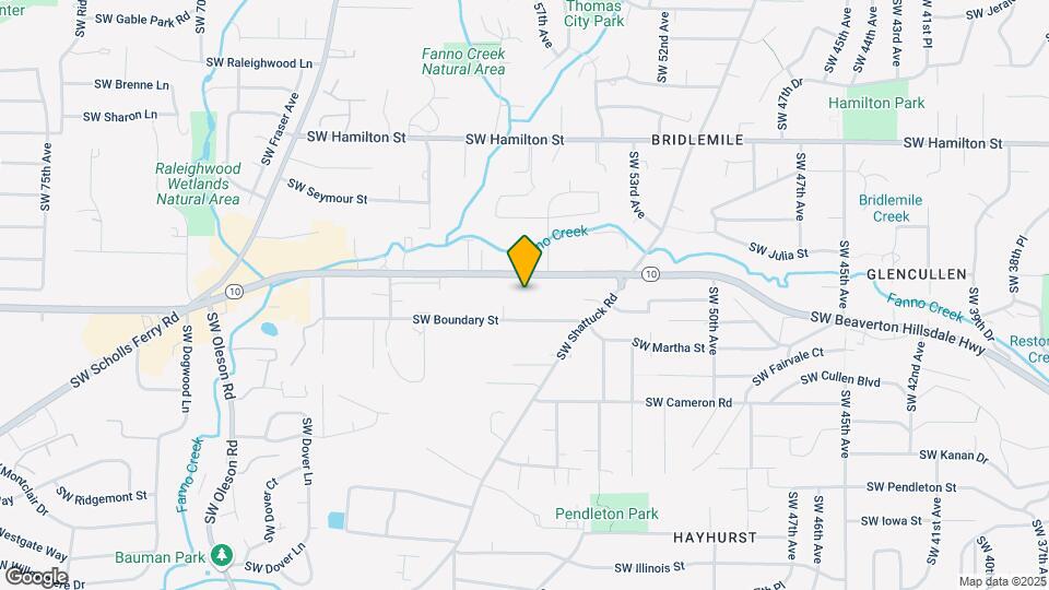 5704 SW Beaverton Hillsdale Hwy Map and Location Details