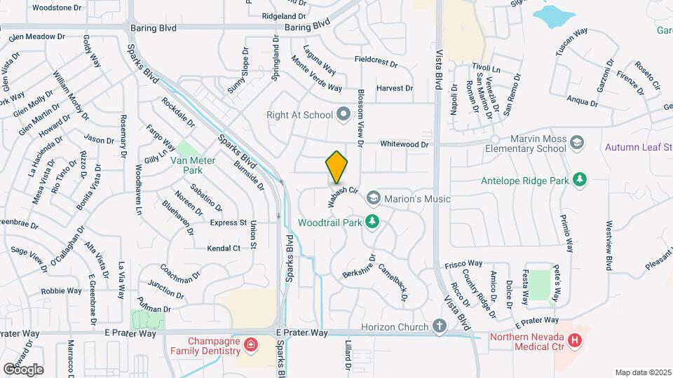 2485 Wabash Cir Map and Location Details