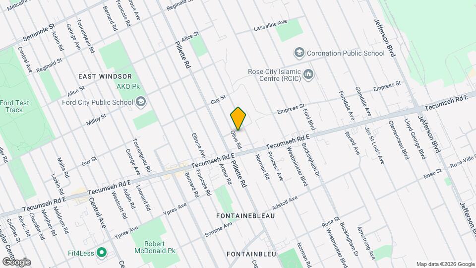 2010 Olive Rd, Unit 4305 Map and Location Details