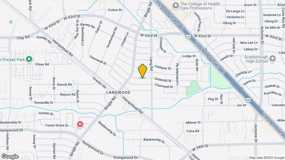 6625 Underhill St Map and Location Details