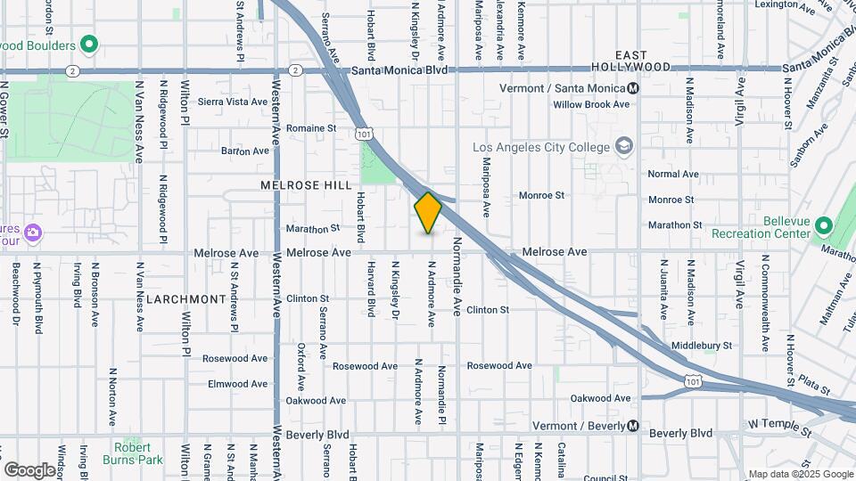 713 N Ardmore Ave Mapa y Detalles de la Ubicación