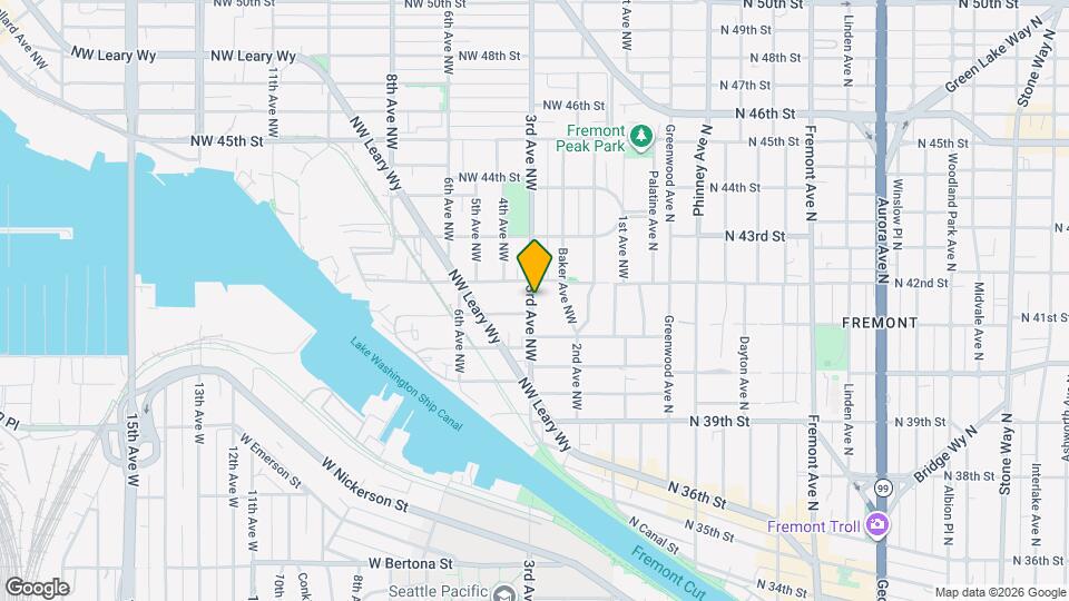 4144 3rd Ave NW Map and Location Details