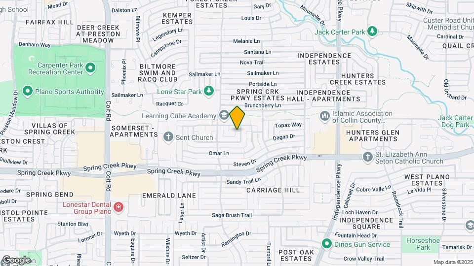 3305 Eisenhower Ln Map and Location Details