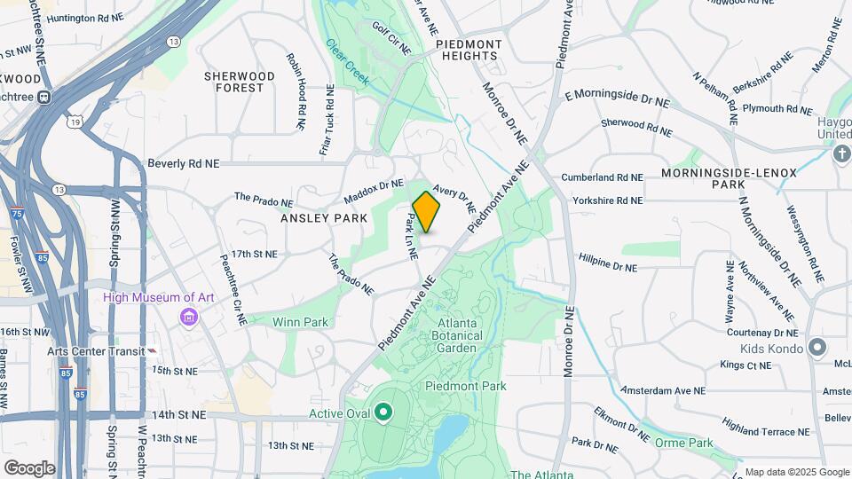 27 E Park Ln NE Map and Location Details