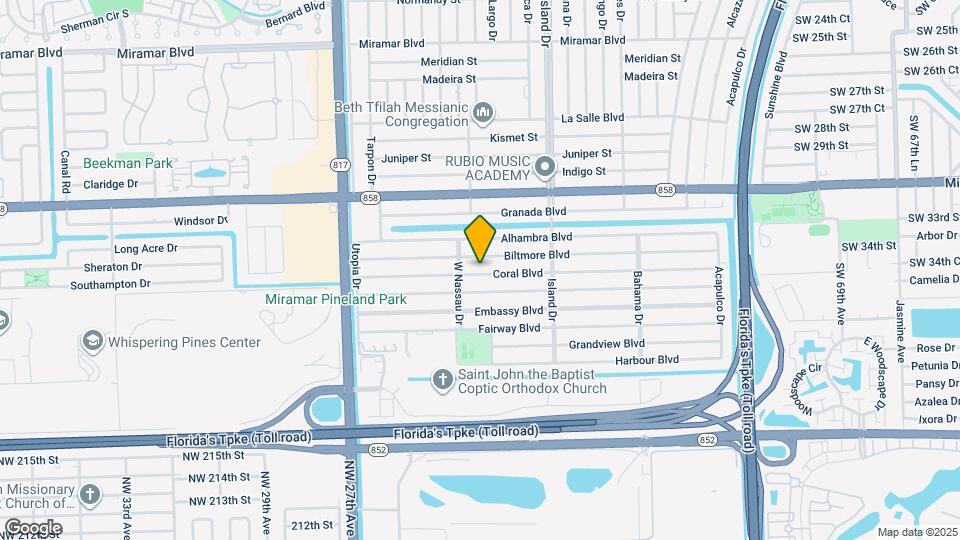 7773 Coral Blvd Map and Location Details