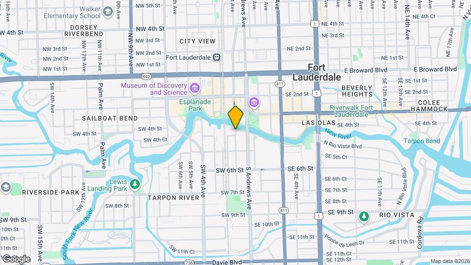 401 SW 1st Ave Map and Location Details