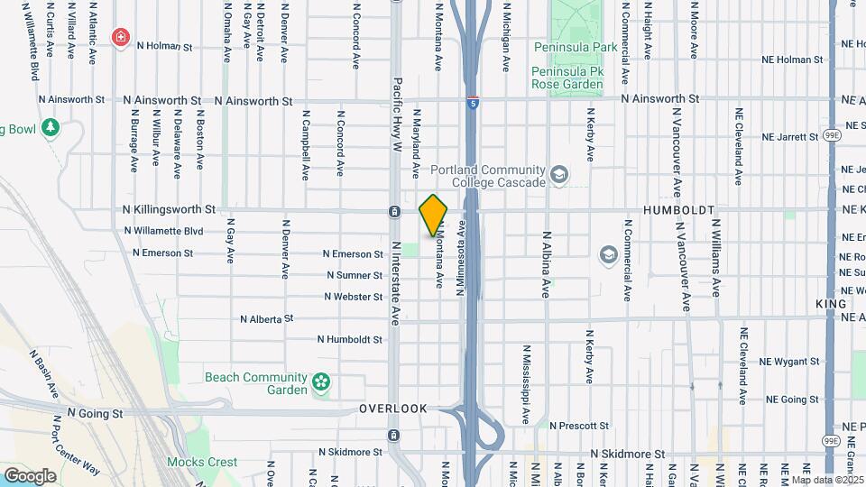 5325 N Montana Ave Mapa y Detalles de la Ubicación