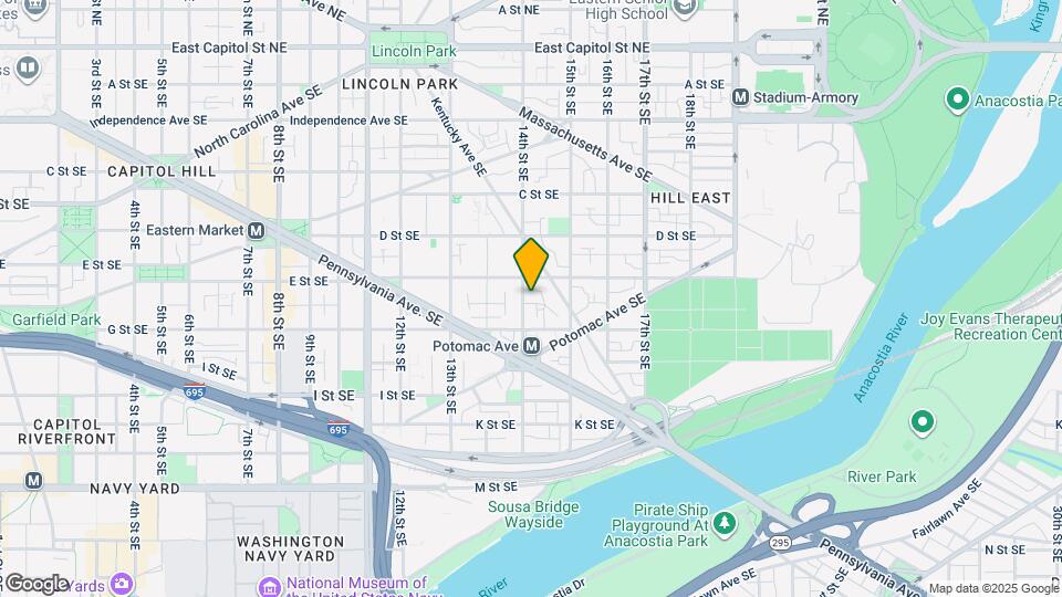524 14th St SE, Unit 1 Map and Location Details