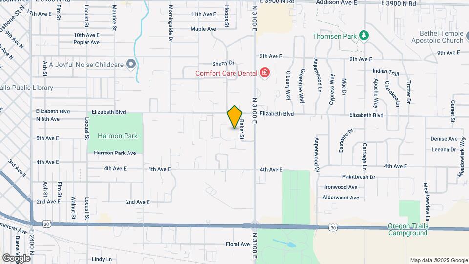 2140 Elizabeth Blvd Map and Location Details