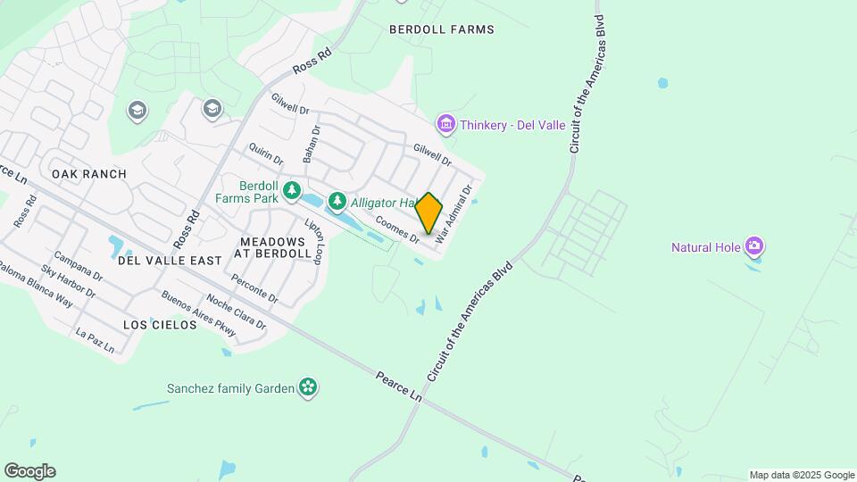 13604 Coomes Dr Map and Location Details