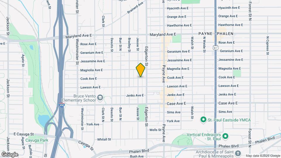 1048 Jessie St, Unit 2 Mapa y Detalles de la Ubicación