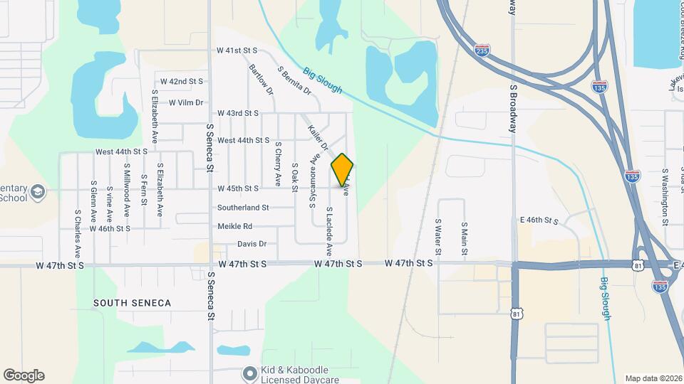 4603 S Gold St Map and Location Details