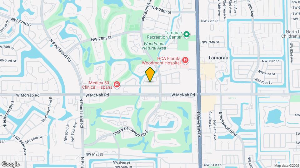 8033 NW 71st Ct Map and Location Details