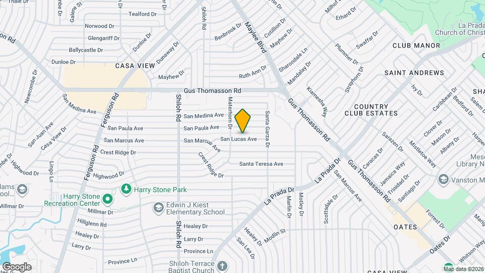 3123 San Lucas Ave Map and Location Details