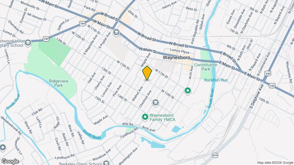 400 Walnut Ave, Unit 1 Bedroom 1 Bath Apartment Map and Location Details
