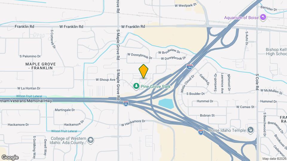 8723 W Pine Nut Ln Map and Location Details