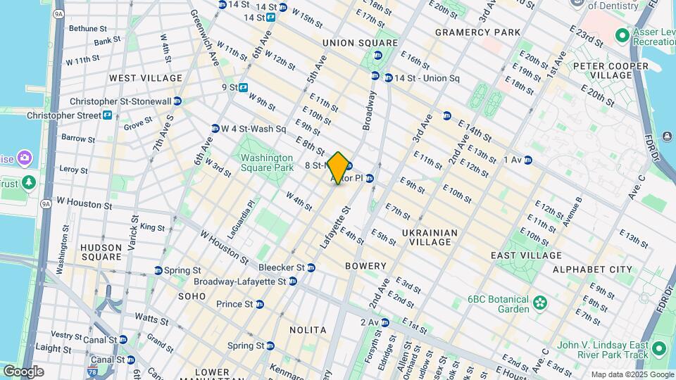 732 Broadway Mapa y Detalles de la Ubicación