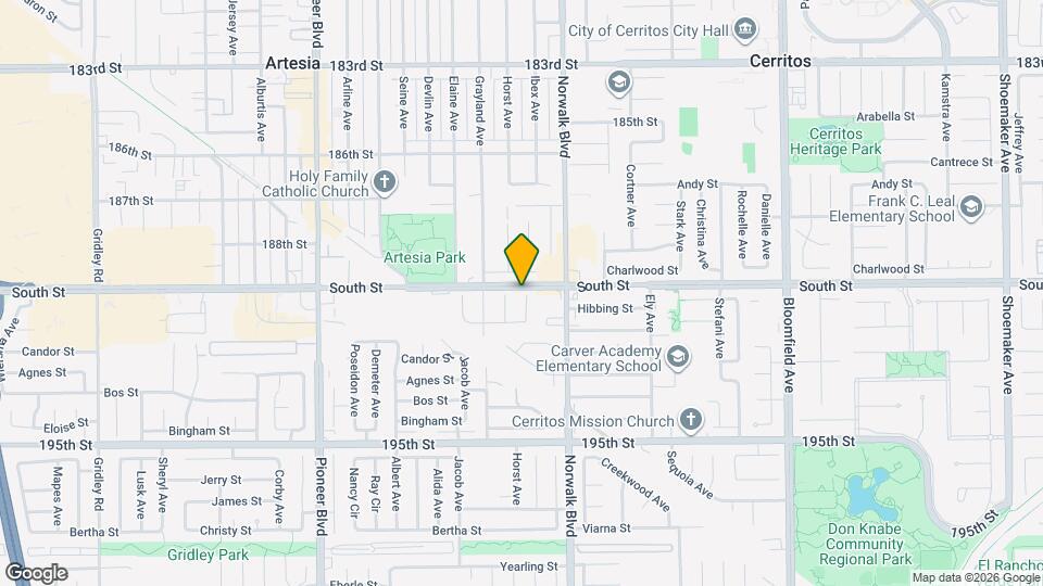 19003 Ibex Ave Map and Location Details