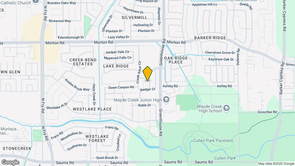 2723 Oak Ridge Park Dr Map and Location Details