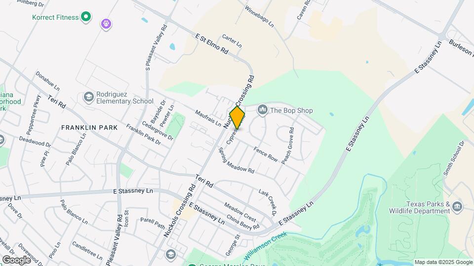 4705 Cypress Bend Map and Location Details