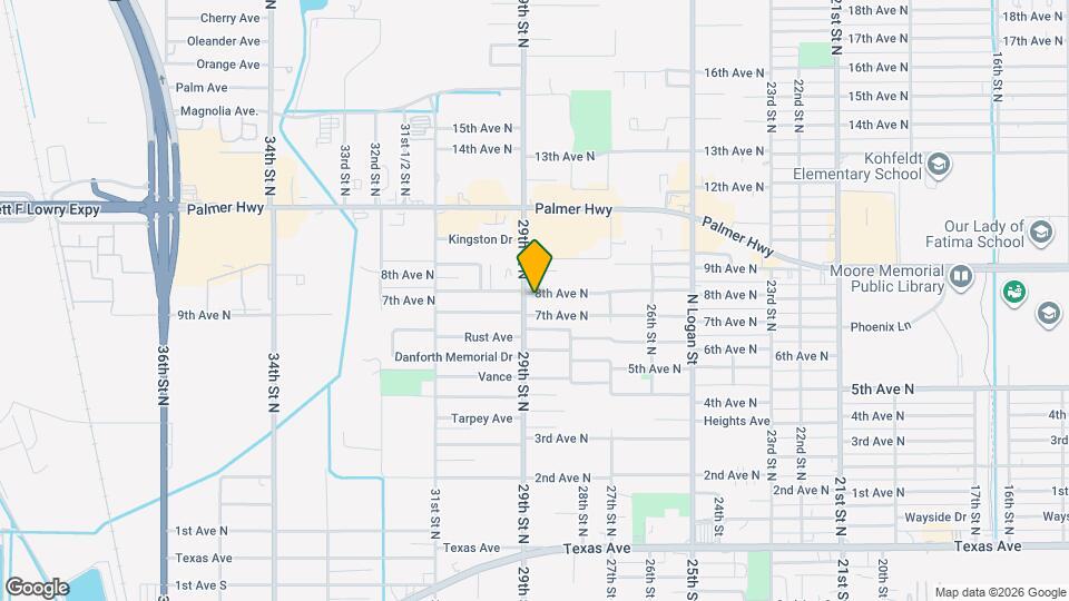 2825 8th Ave N Map and Location Details