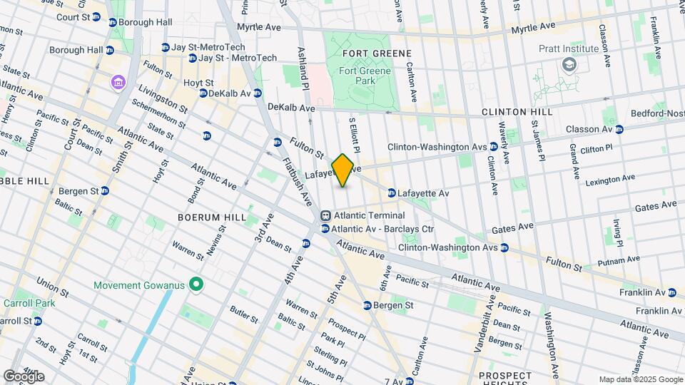 118 Fort Greene Pl Map and Location Details
