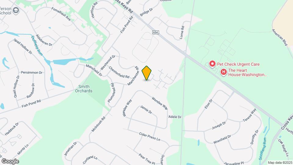 1607 Hawthorne Ct Map and Location Details