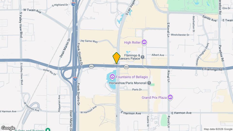 220 W Flamingo Rd Map and Location Details
