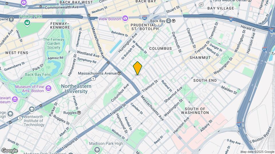 556 Columbus Ave, Unit 5 Map and Location Details