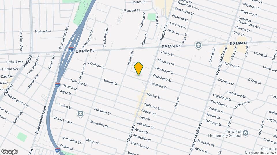 20625 Elizabeth St Map and Location Details