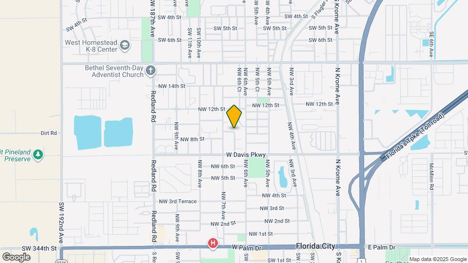 1111 NW 6th Ct Map and Location Details