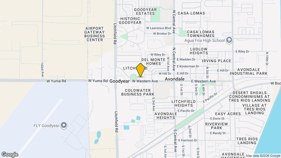 105 N Los Robles Dr, Unit 5105 Map and Location Details