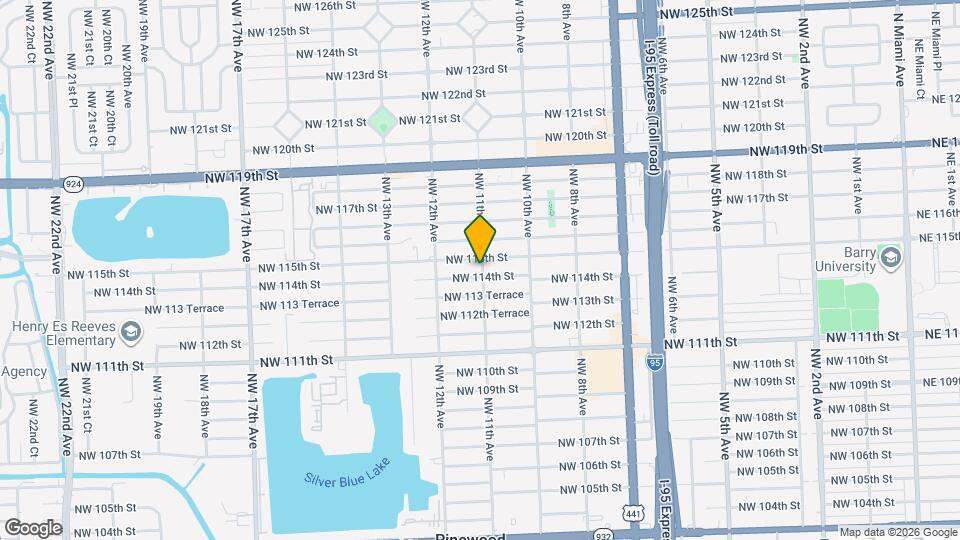 11412 NW 11th Ave Map and Location Details