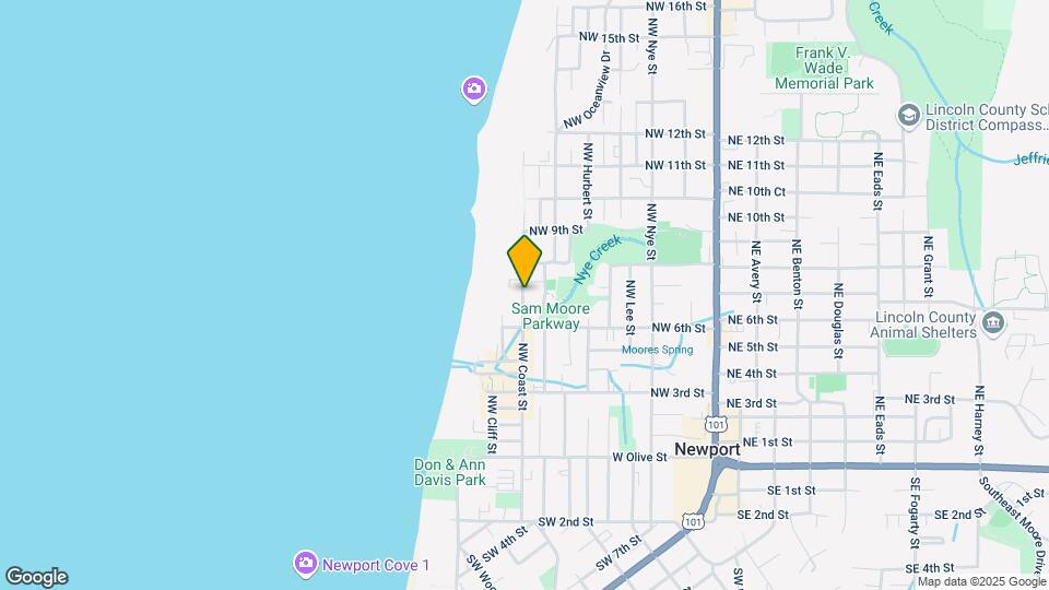 650 NW Coast St Map and Location Details