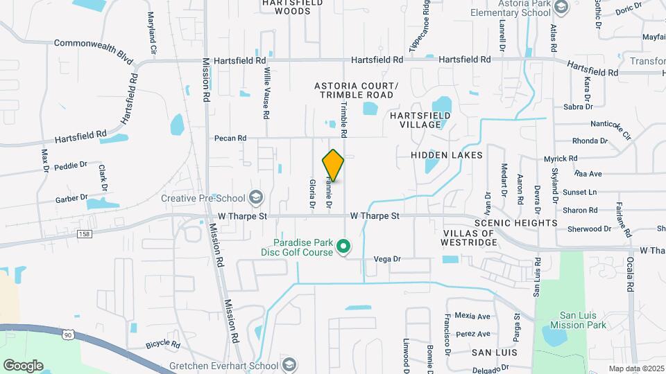 1921 Fannie Dr Map and Location Details