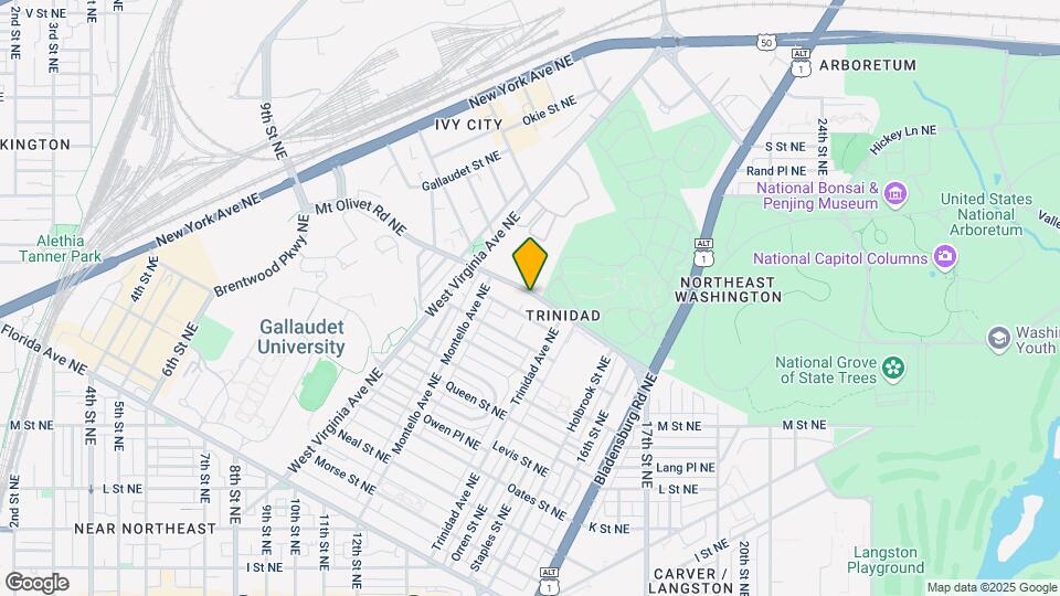 1249-1251 Mount Olivet Rd NE Map and Location Details