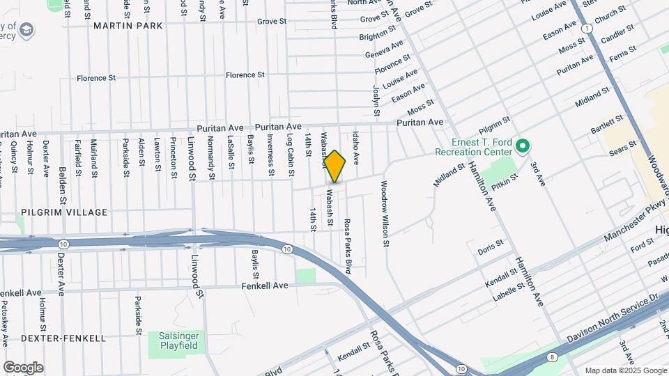 1931 Pilgrim St Map and Location Details