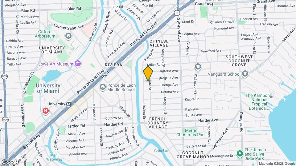 5614 San Vicente St Map and Location Details