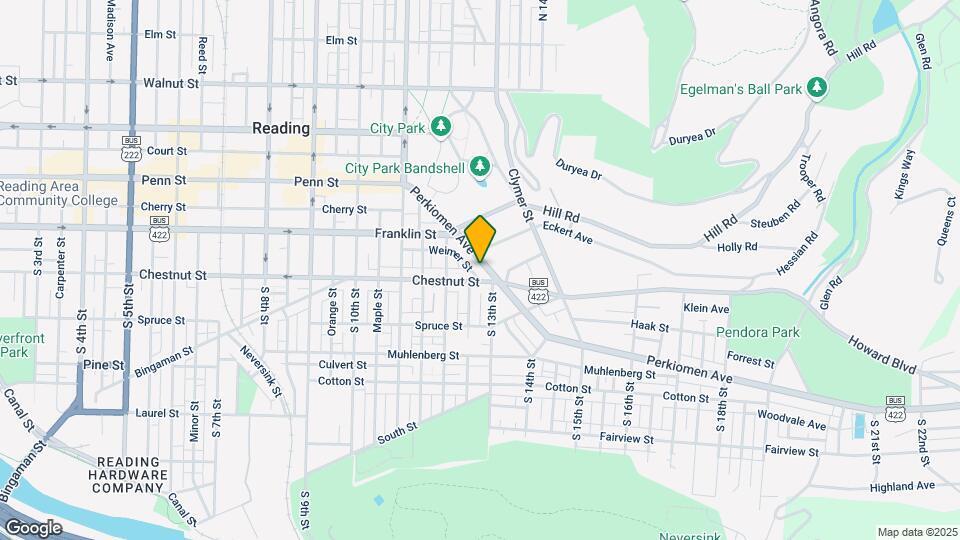 1252 Perkiomen Ave Mapa y Detalles de la Ubicación