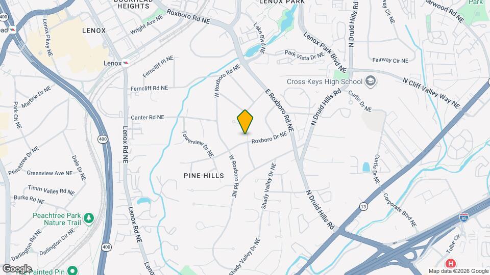1220 Roxboro Dr NE Map and Location Details